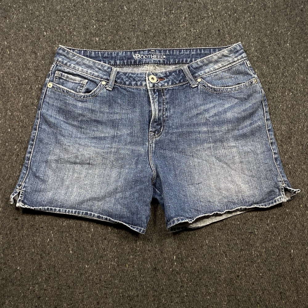 Bootheel Fairfax Short Western Glove Works Blue Denim Shorts Women's Sz 34/14